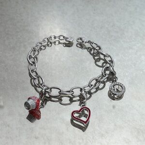 Swarovski charms bracelet